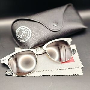 Ray Ban Clubmaster Aluminum Sunglasses